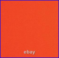 8' Simonis 860 Orange Pool Table Cloth Felt with Free Matching Chalk