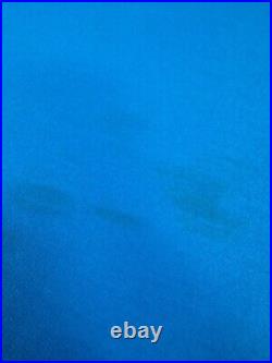 8' Simonis 860 Pool Table Cloth Tournament Blue AUTHORIZED DEALER
