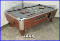 8' Valley Coin-op Pool Table Model Zd-6 New Black Cloth Also Avail In 6 1/2', 7