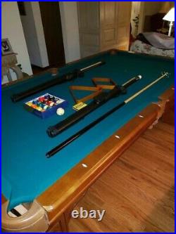 8'X4' Professional Fischer slate pool table