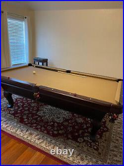 8' pool table and accessories
