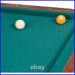 87in Pool Table 7 Foot Billiard Man Cave Essential Accessories Fancy 87 In Cloth