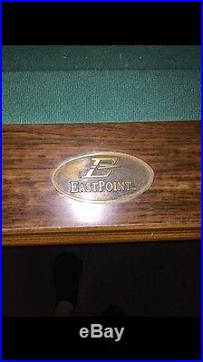 8ft eastpoint pool table, non-slate. Excellent condition