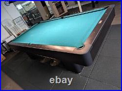 9' Olhausen Pool Table with balls, rack, cues