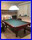 9-Pool-table-3-slate-mahogany-wood-green-felt-w-Cover-Billiards-Light-extras-01-vqpz