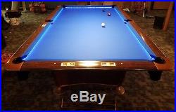 9 foot Regulation Brunswick Gold Crown 3 Pool Tables! Pool Hall Starter Kit