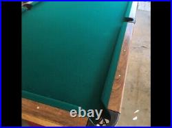 9 foot pool table 3-piece 1 slate by ACME 1955 with cover