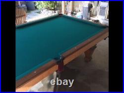 9 foot pool table 3-piece 1 slate by ACME 1955 with cover