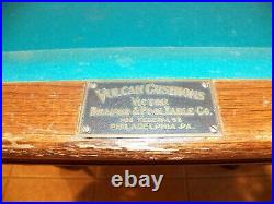 ANTIQUE Victor Oak POOL TABLE CIRCA 1900 VINTAGE Victorian ORIGINAL Billiards