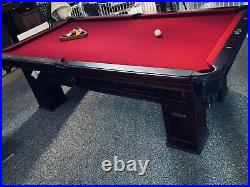 American Heritage Pool Table Slate Regulation 8ft Pool table \wall unit etc