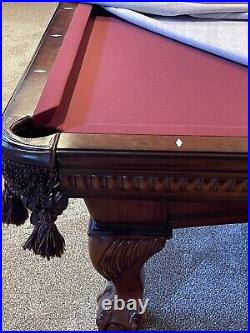 American Heritage Pool Table with accessories