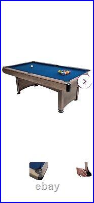 American Legend Maverick 7' Billiard Table With Pool Cues And Balls Blue