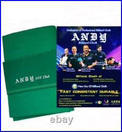 Andy's 600 Cloth 7' Set Green Pool Table Cloth Value added items