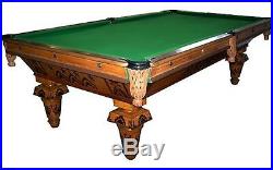 Antique 19th C. Victorian Brunswick New Acme Pool Table #7136