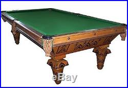 Antique 19th C. Victorian Brunswick New Acme Pool Table #7136