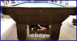 Antique 8' billiards / Pool Table Early 1900s