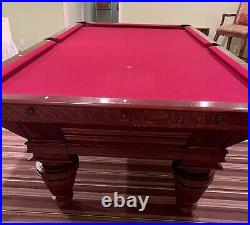 Antique 9 Ft Brunswick Most popular pool table From 1890's