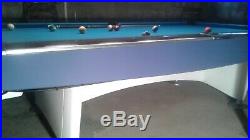 Antique 9ft Brunswick Gold Crown1 Pool Table with Accessories and Delivery/Setup