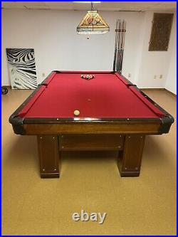 Antique Billiards Pool Table