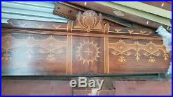 Antique Brunswick-Balke-Collander 9 ft pool table with Fancy Inlays