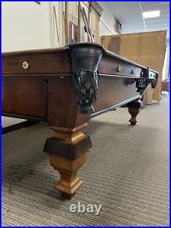 Antique Brunswick Billiards Victorian Era 8' Pool Table Restored