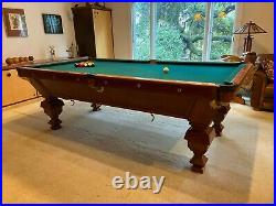 Antique Brunswick Delaware pool table new lower price