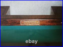 Antique Brunswick Madison Pool Table 9' with ball return