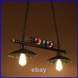 Antique Industrial Ball Design Pool Table Light Billiard Lamp with Metal Shades
