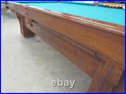Antique Pool Table Brunswick Balke-Collender Co. Cushion Circa Late 1800 Monarch