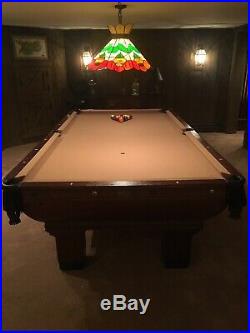 Antique Pool Table Monarch the Brunswick Balke Collender Co. Cushions