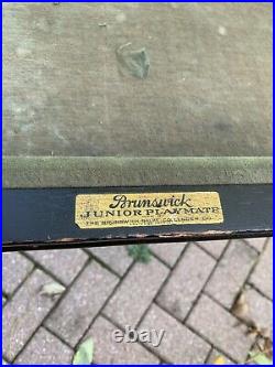Antique Vintage Brunswick Balke Collender Junior Folding Pool Table Playmate