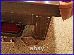 Antique1929 Brunswick 9'pool table ball return &accessories pick up Lancaster PA