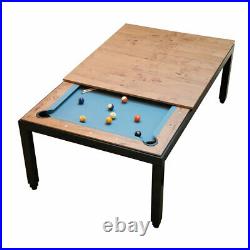 Aramith Fusion Billiards Pool Table with Vintage Top-Black Powder Coated