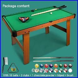 BBnote 48 Green Mini Pool Table, Billiard Tables Includes 21 Billiards Equipment