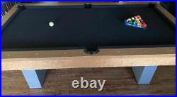 Barrington 8' Urban Black Pool Table Excellent Condition Local Pickup