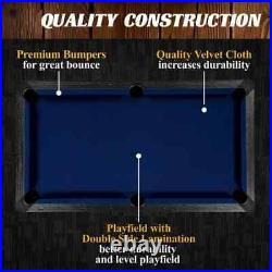 Barrington BL060Y19008 Billiard 60 inch Harrison Pool Table Blue/Black