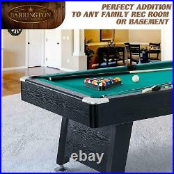 Barrington Billiard 84 Arcade Pool Table With Bonus Dartboard Set, Green