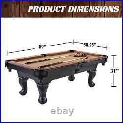 Barrington Billiards 7.5' Pocket Table withPool Ball & Cue Stick Set