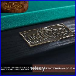 Barrington Billiards 84 inch Arcade Pool Table With Bonus Dartboard Set Green