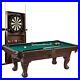 Barrington-Billiards-90-Ball-and-Claw-Leg-Pool-Table-with-Cue-Rack-Dartboard-S-01-itt