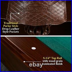 Barrington Billiards Ball and Claw Leg 90 Pool Table, Cue Rack, Dartboard, G