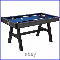 Barrington Pool Table With Accessories 60 Inch Harrison Collection Blue Black