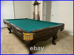 Beautiful Custom Chippendale Pool Table by Charles A. Porter