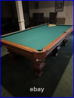 Beautiful Natural Wood Pool Table