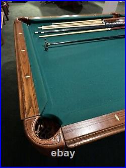 Beautiful Natural Wood Pool Table