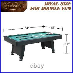 Billiard 84 Arcade Pool Table with Bonus Dartboard Set, Green