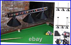 Billiard Light for Pool Table, 59 Pool Table Lighting for 7' 8' 9' Black