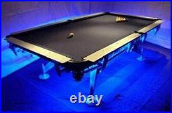 Billiard Pool Table Blue Light Kit GameRoom Decor 6ft 9ft Billiards Table