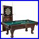 Billiard-Pool-Table-Cue-Rack-Sticks-Balls-Triangle-Dartboard-Combo-Game-Play-Set-01-qx