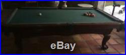 Billiard Pool Table Cues Balls Chalks Triangle Claw Leg 1 piece 1 slate